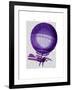 Blanchards Hydrogen (Purple) Hot Air Balloon-Fab Funky-Framed Art Print