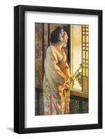 Blanche Bates in the Stage Play Madam Butterfly by Long and Belasco on Which the Opera is Based-Sigismond De Ivanowski-Framed Photographic Print