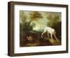 Blanche, Bitch of the Royal Hunting Pack-Jean-Baptiste Oudry-Framed Giclee Print