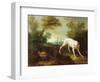 Blanche, Bitch of the Royal Hunting Pack-Jean-Baptiste Oudry-Framed Giclee Print