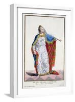 Blanche De Castile Queen of France from Receuil Des Estampes-Pierre Duflos-Framed Giclee Print