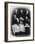 Blanche Edwards-Pilliet with Five House Interns at La Salpetriere Hospital, 1888-null-Framed Photographic Print