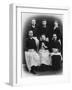 Blanche Edwards-Pilliet with Five House Interns at La Salpetriere Hospital, 1888-null-Framed Photographic Print