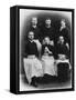 Blanche Edwards-Pilliet with Five House Interns at La Salpetriere Hospital, 1888-null-Framed Stretched Canvas