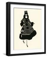 Blanche-Noir I-The Vintage Collection-Framed Art Print