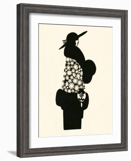 Blanche-Noir II-The Vintage Collection-Framed Art Print