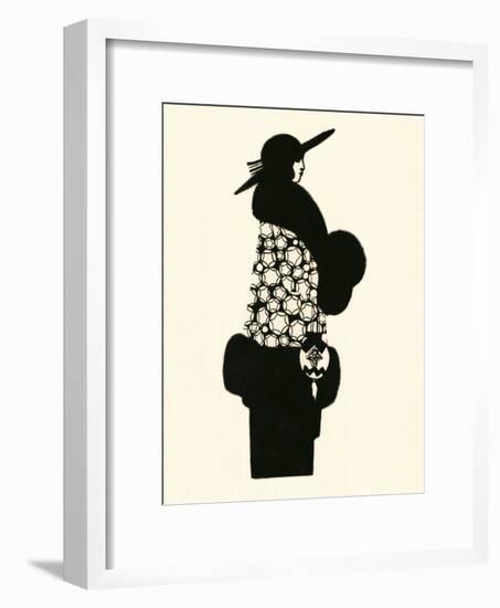 Blanche-Noir II-The Vintage Collection-Framed Art Print