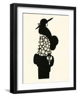 Blanche-Noir II-The Vintage Collection-Framed Art Print