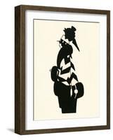 Blanche-Noir IV-The Vintage Collection-Framed Art Print