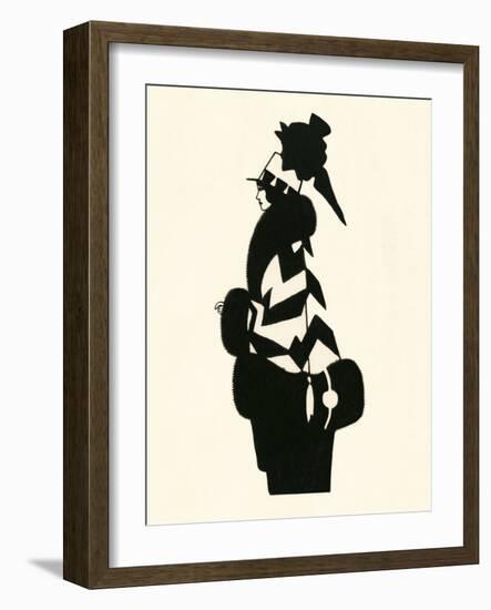 Blanche-Noir IV-The Vintage Collection-Framed Art Print