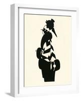 Blanche-Noir IV-The Vintage Collection-Framed Art Print