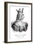 Blanche of Castile, Wife of Louis VIII of France-Delpech-Framed Giclee Print
