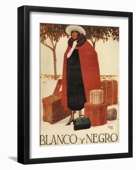 Blanco y Negro, Magazine Cover, Spain, 1920-null-Framed Giclee Print