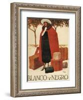 Blanco y Negro, Magazine Cover, Spain, 1920-null-Framed Giclee Print