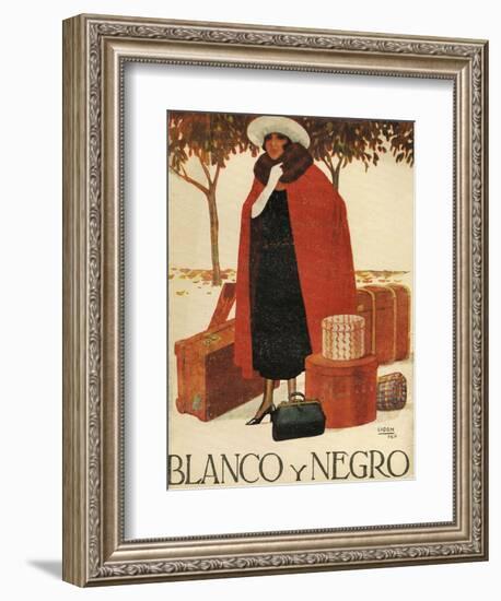 Blanco y Negro, Magazine Cover, Spain, 1920-null-Framed Giclee Print