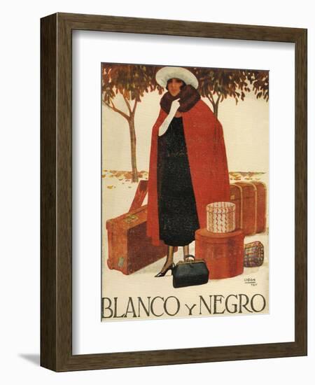 Blanco y Negro, Magazine Cover, Spain, 1920-null-Framed Giclee Print