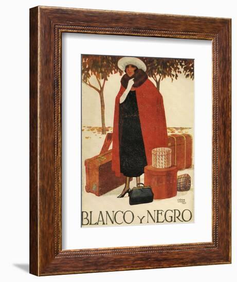 Blanco y Negro, Magazine Cover, Spain, 1920-null-Framed Giclee Print