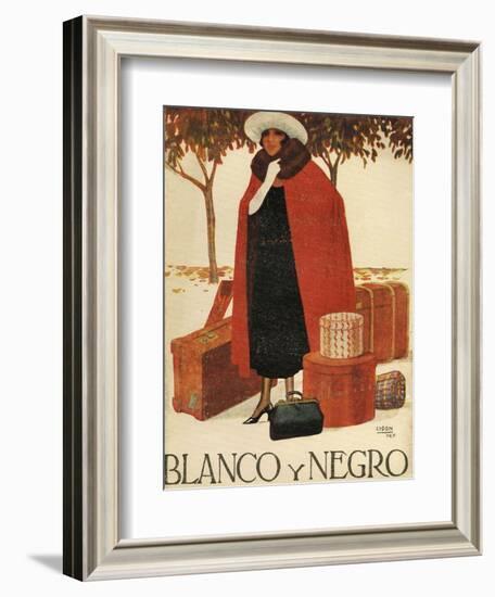 Blanco y Negro, Magazine Cover, Spain, 1920-null-Framed Giclee Print