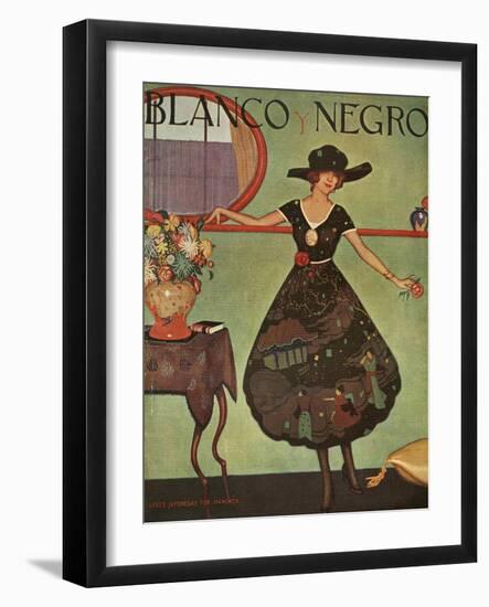 Blanco y Negro, Magazine Cover, Spain, 1921-null-Framed Giclee Print