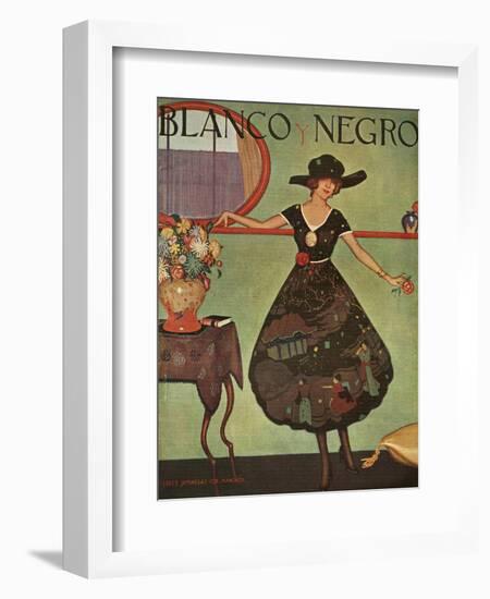 Blanco y Negro, Magazine Cover, Spain, 1921-null-Framed Giclee Print