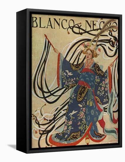Blanco y Negro, Magazine Cover, Spain, 1921-null-Framed Stretched Canvas