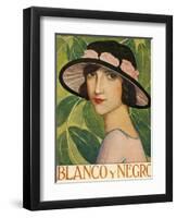 Blanco y Negro, Magazine Cover, Spain, 1922-null-Framed Giclee Print