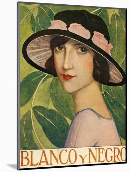 Blanco y Negro, Magazine Cover, Spain, 1922-null-Mounted Giclee Print