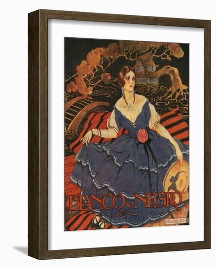 Blanco y Negro, Magazine Cover, Spain, 1922-null-Framed Giclee Print