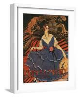 Blanco y Negro, Magazine Cover, Spain, 1922-null-Framed Giclee Print