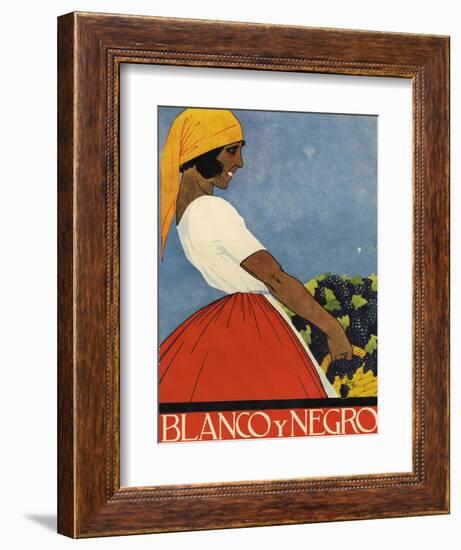 Blanco y Negro, Magazine Cover, Spain, 1923-null-Framed Giclee Print