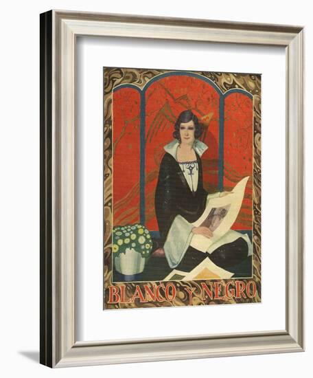 Blanco y Negro, Magazine Cover, Spain, 1924-null-Framed Giclee Print