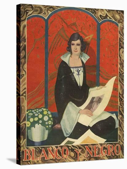 Blanco y Negro, Magazine Cover, Spain, 1924-null-Stretched Canvas