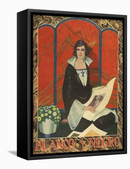Blanco y Negro, Magazine Cover, Spain, 1924-null-Framed Stretched Canvas