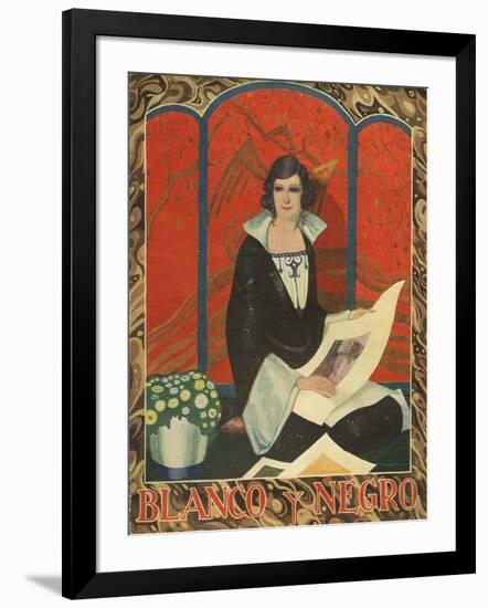 Blanco y Negro, Magazine Cover, Spain, 1924-null-Framed Giclee Print