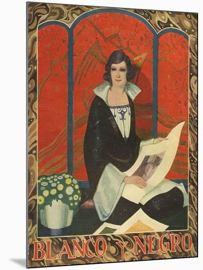 Blanco y Negro, Magazine Cover, Spain, 1924-null-Mounted Giclee Print