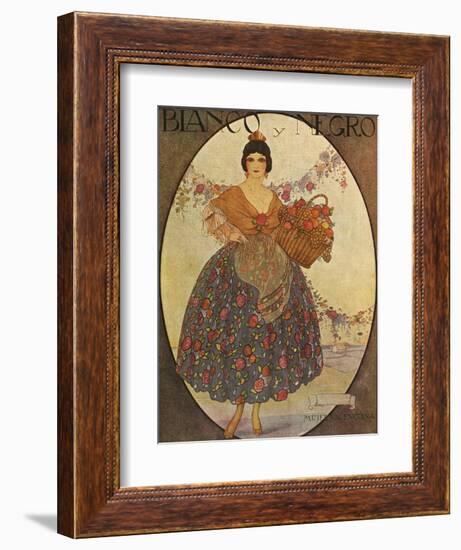 Blanco y Negro, Magazine Cover, Spain, 1929-null-Framed Giclee Print