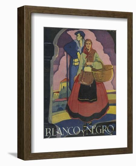 Blanco y Negro, Magazine Cover, Spain, 1936-null-Framed Giclee Print