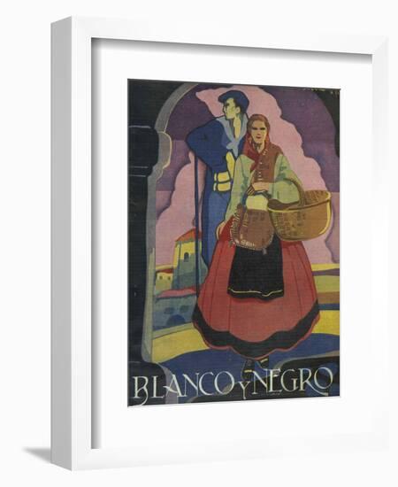 Blanco y Negro, Magazine Cover, Spain, 1936-null-Framed Giclee Print
