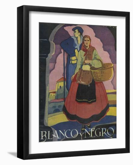 Blanco y Negro, Magazine Cover, Spain, 1936-null-Framed Giclee Print