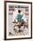 "Blank Canvas" Saturday Evening Post Cover, October 8,1938-Norman Rockwell-Framed Giclee Print