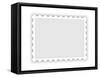 Blank Postal Stamp Illustration-oriontrail2-Framed Stretched Canvas