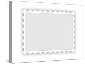 Blank Postal Stamp Illustration-oriontrail2-Stretched Canvas