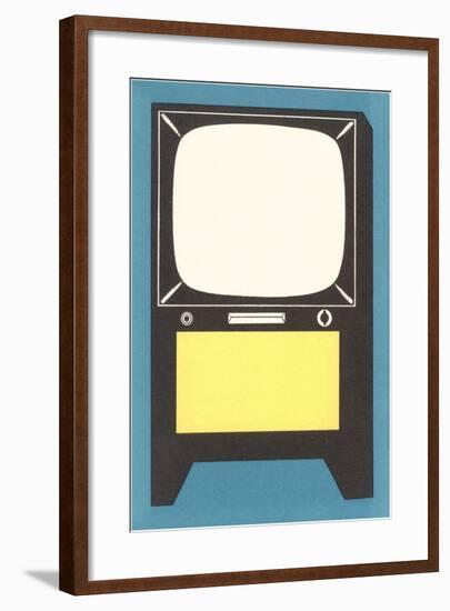 Blank Television Set-null-Framed Giclee Print