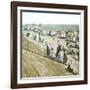 Blankenberghe (Belgium), the Beach at Swimming Time-Leon, Levy et Fils-Framed Photographic Print