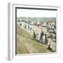 Blankenberghe (Belgium), the Beach at Swimming Time-Leon, Levy et Fils-Framed Photographic Print