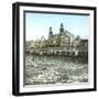 Blankenberghe (Belgium), the Dike and the Beach (Rising Tide)-Leon, Levy et Fils-Framed Photographic Print