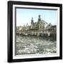 Blankenberghe (Belgium), the Dike and the Beach (Rising Tide)-Leon, Levy et Fils-Framed Photographic Print