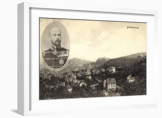 Blankenburg, Gesamtansicht, Johann Albrecht, Regent-null-Framed Giclee Print