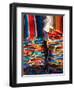 Blankets in Market, Local Craft, San Cristobal de Las Casas, Chiapas Province, Mexico-Peter Adams-Framed Photographic Print