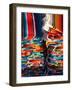 Blankets in Market, Local Craft, San Cristobal de Las Casas, Chiapas Province, Mexico-Peter Adams-Framed Photographic Print